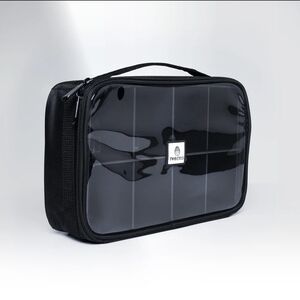 Small Canvas Black Travel Organizer Bag